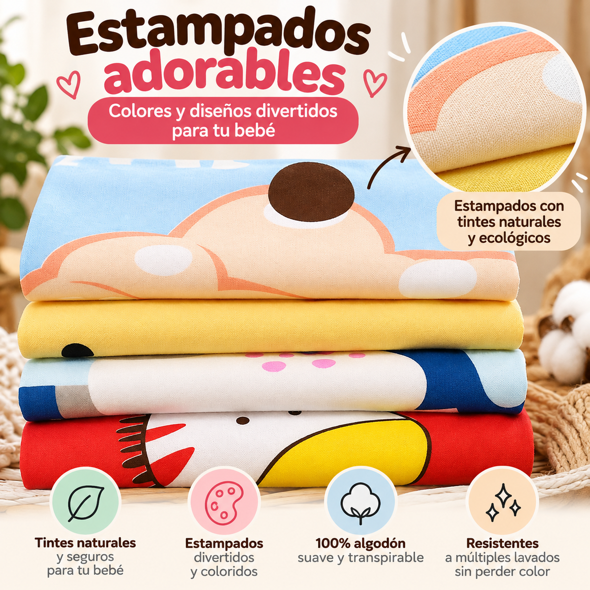 Baberos impermeables Alma y Co.